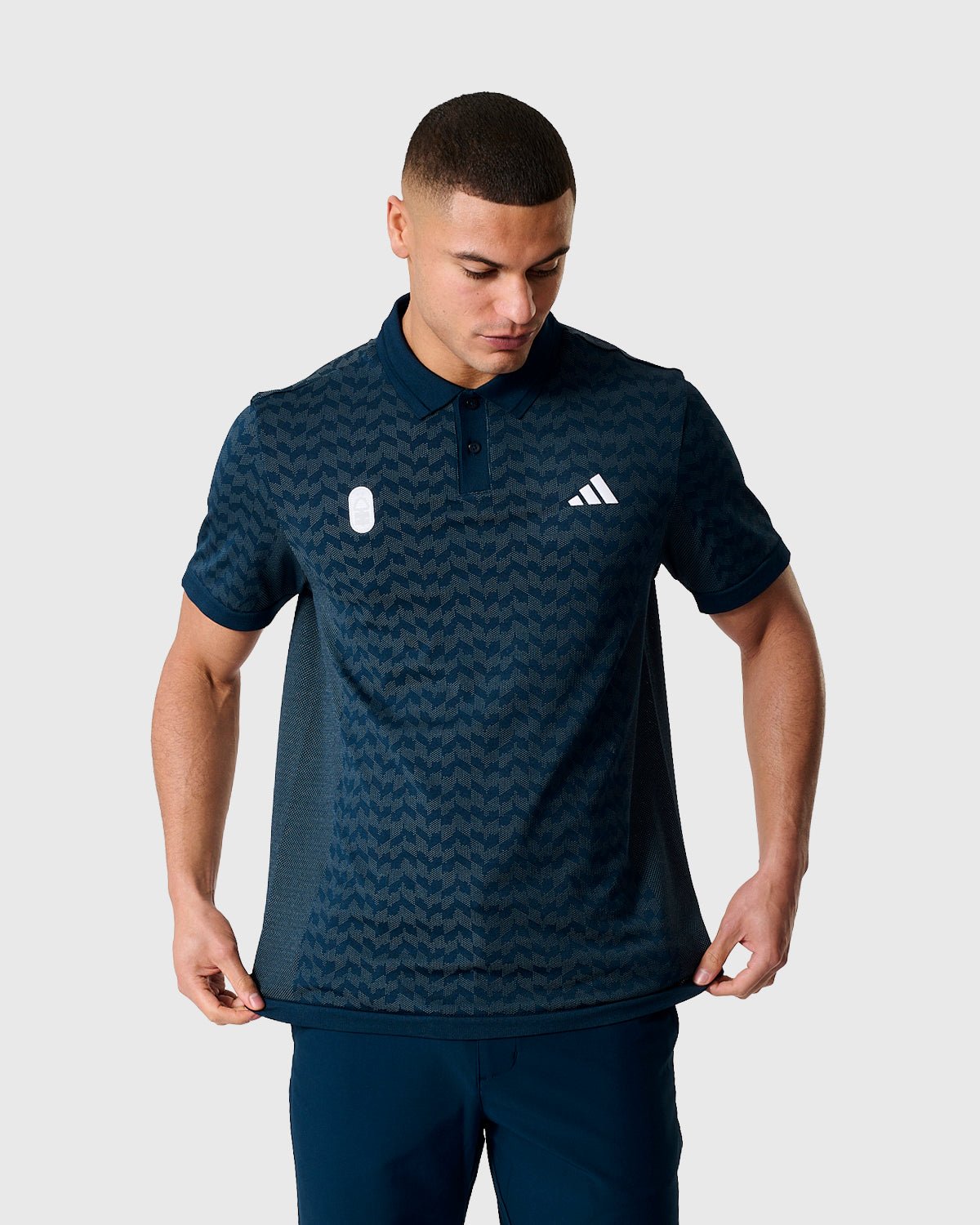 Поло Nottingham Forest NFFC Adidas Golf Ultimate365 Seamless Navy