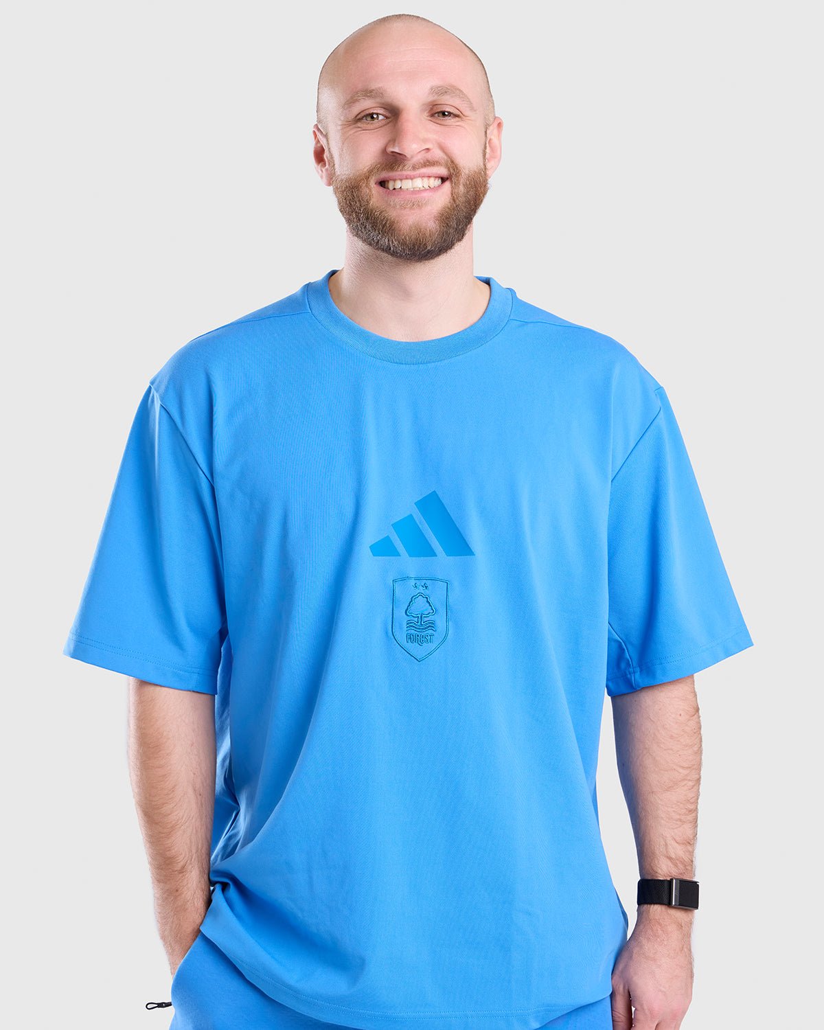 Футболка Nottingham Forest NFFC adidas Ray-Blue ZNE