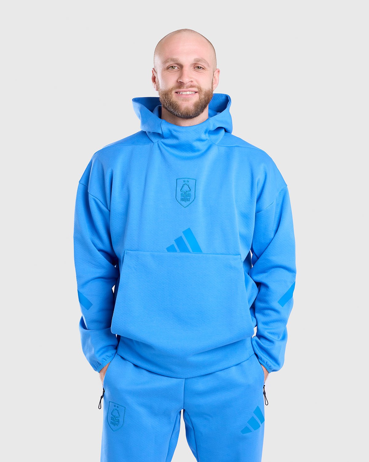 Худи Nottingham Forest NFFC adidas Ray-Blue ZNE