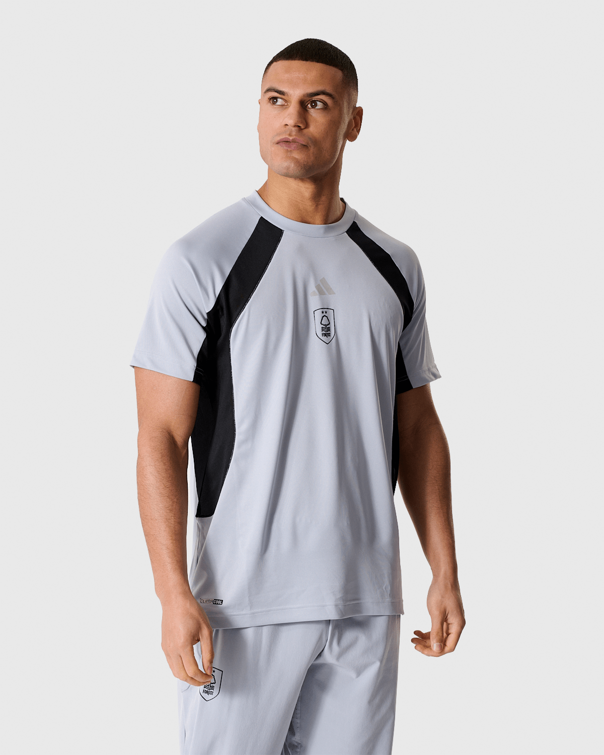 Футболка Nottingham Forest NFFC adidas Silver Tech