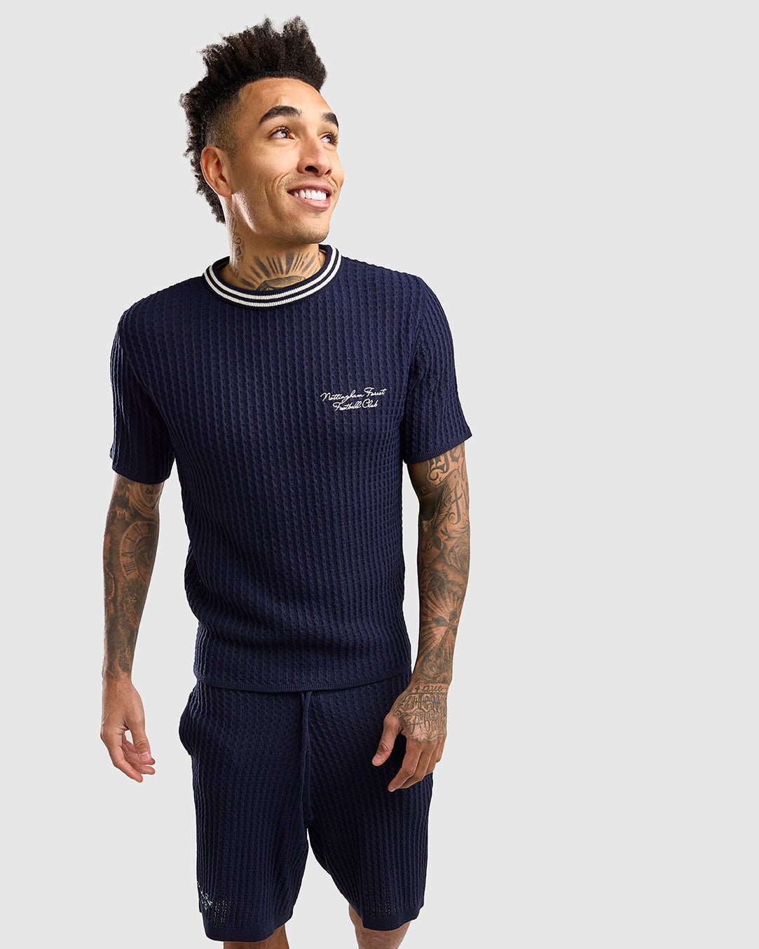 Футболка Nottingham Forest NFFC Navy Cable Knit