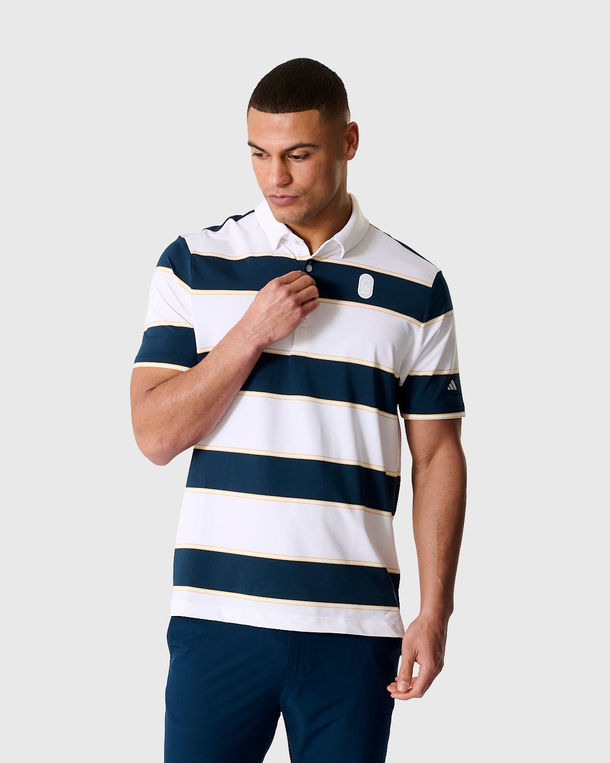 Поло Nottingham Forest NFFC Adidas Ultimate365+ Jumbo Stripe