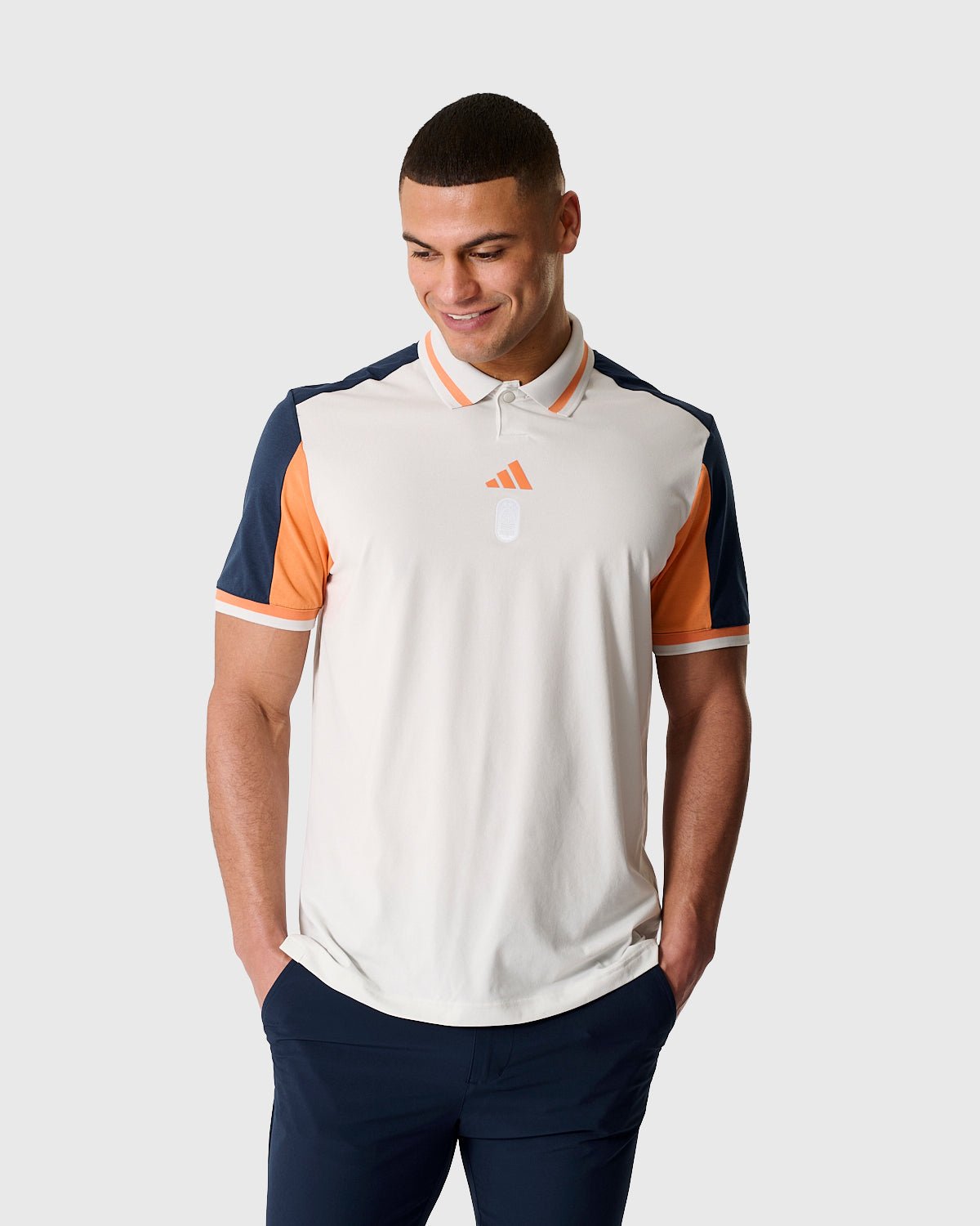 Поло Nottingham Forest NFFC Adidas Golf Beyond White Twist Knit