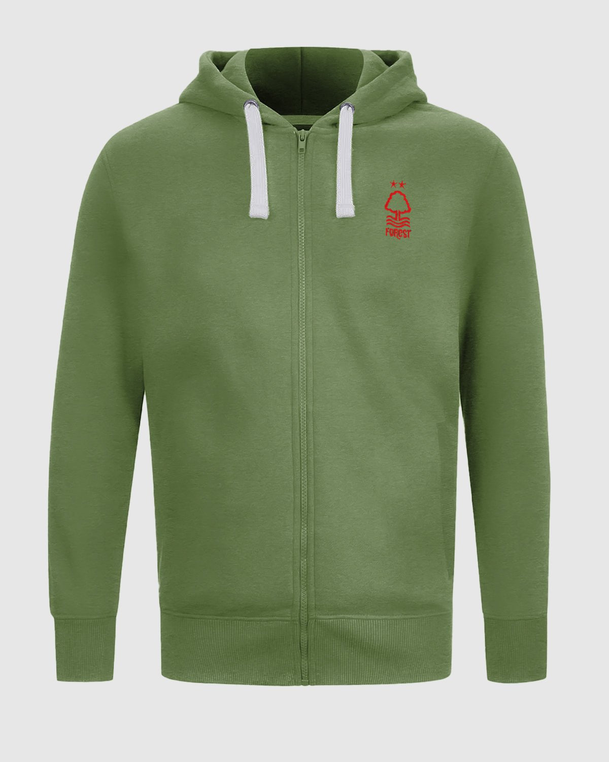 Худи на молнии Nottingham Forest NFFC Khaki Essential Crest