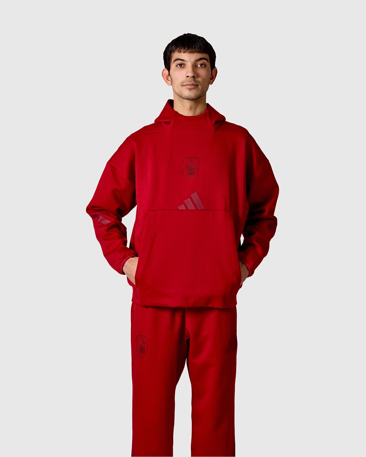 Худи Nottingham Forest NFFC adidas Maroon ZNE