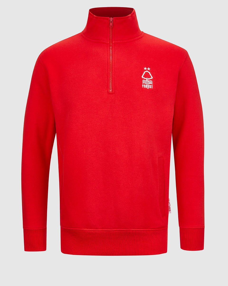 Футболка Nottingham Forest NFFC Red Essential Crest 1/4 Zip