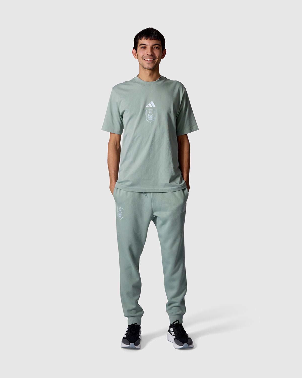 Футболка Nottingham Forest NFFC adidas Sage Small Logo