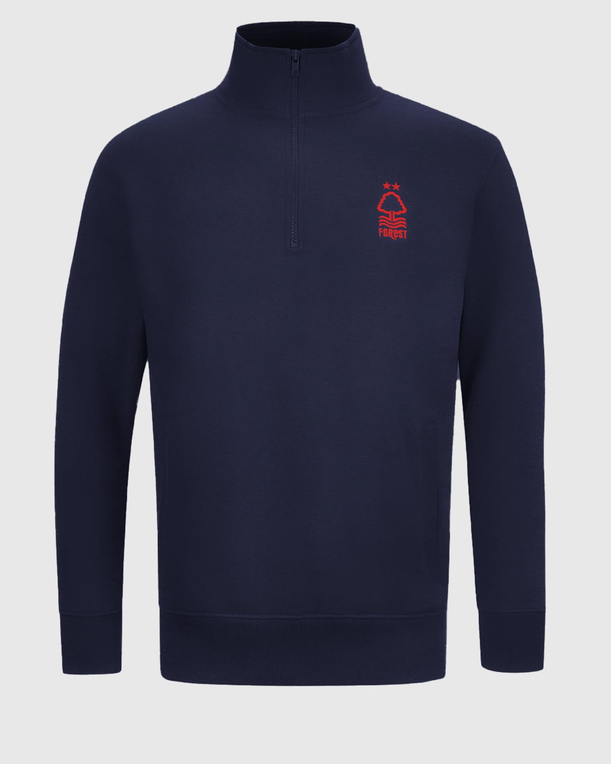 Футболка Nottingham Forest NFFC Navy Essential Crest 1/4 Zip