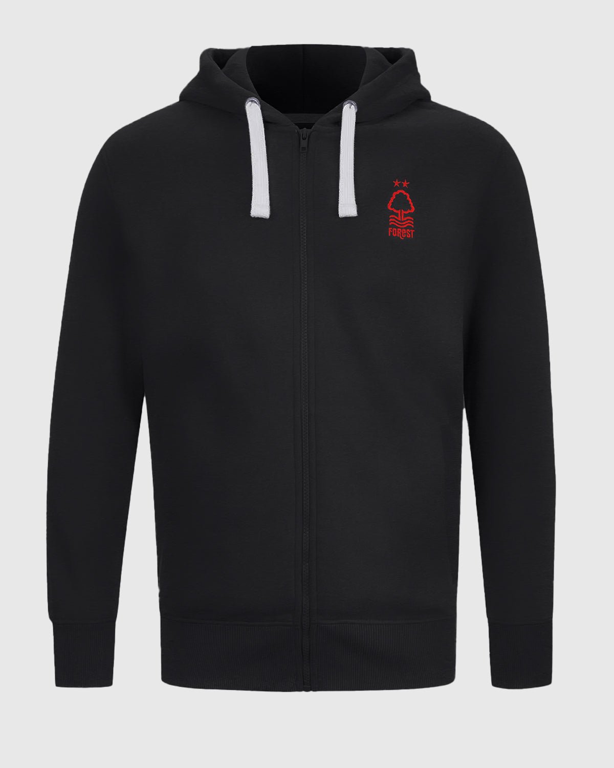 Худи на молнии Nottingham Forest NFFC Black Essential Crest