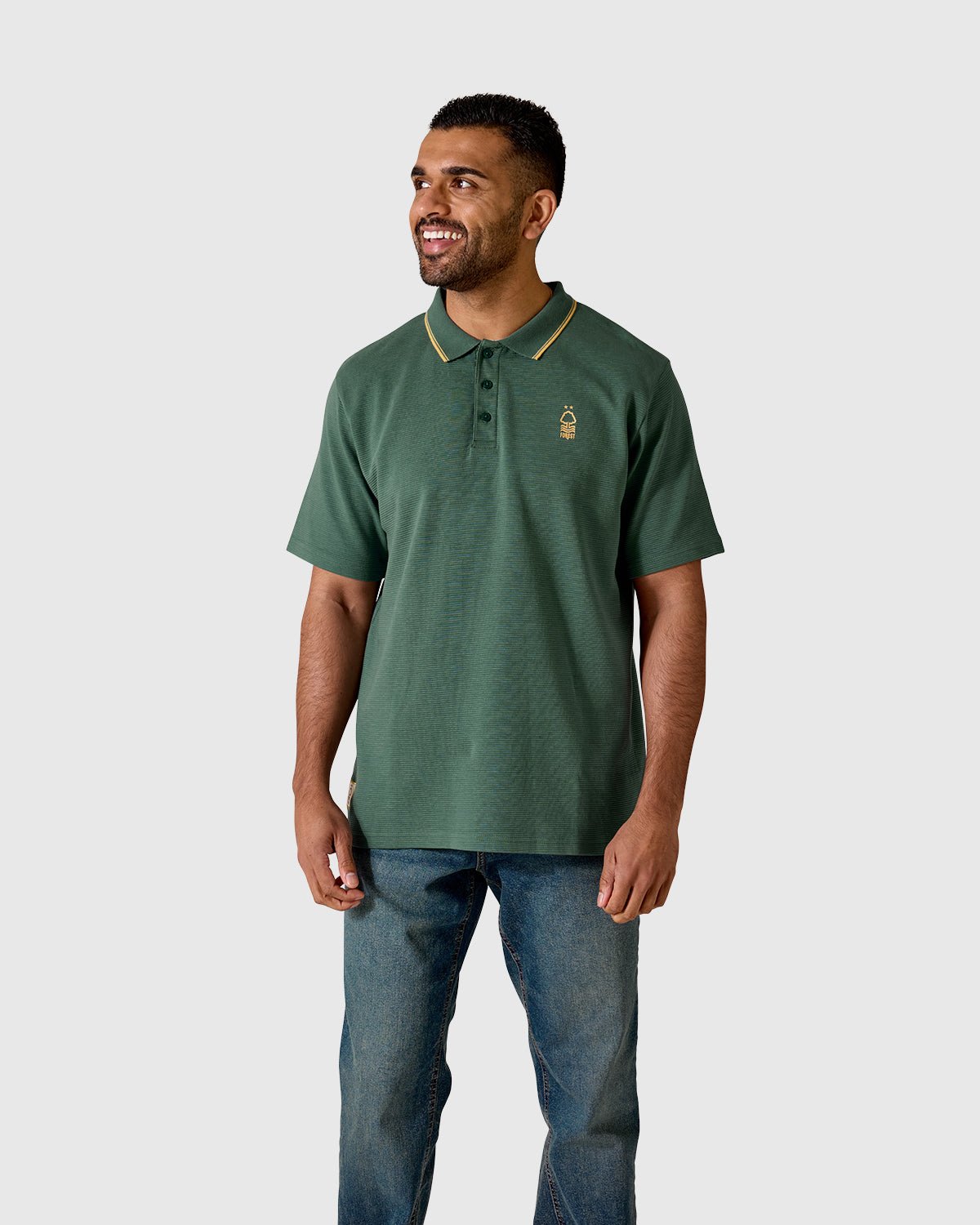 Поло Nottingham Forest NFFC Pine Leavers Ribbed