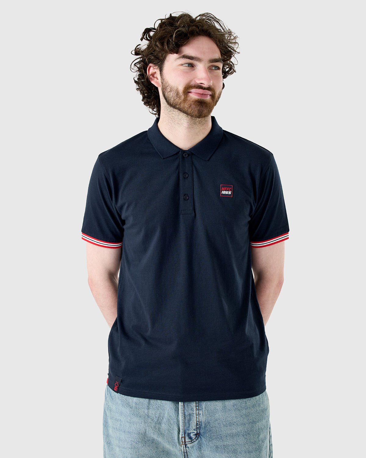 Поло Nottingham Forest NFFC Navy Sports Casual Tipped Sleeve