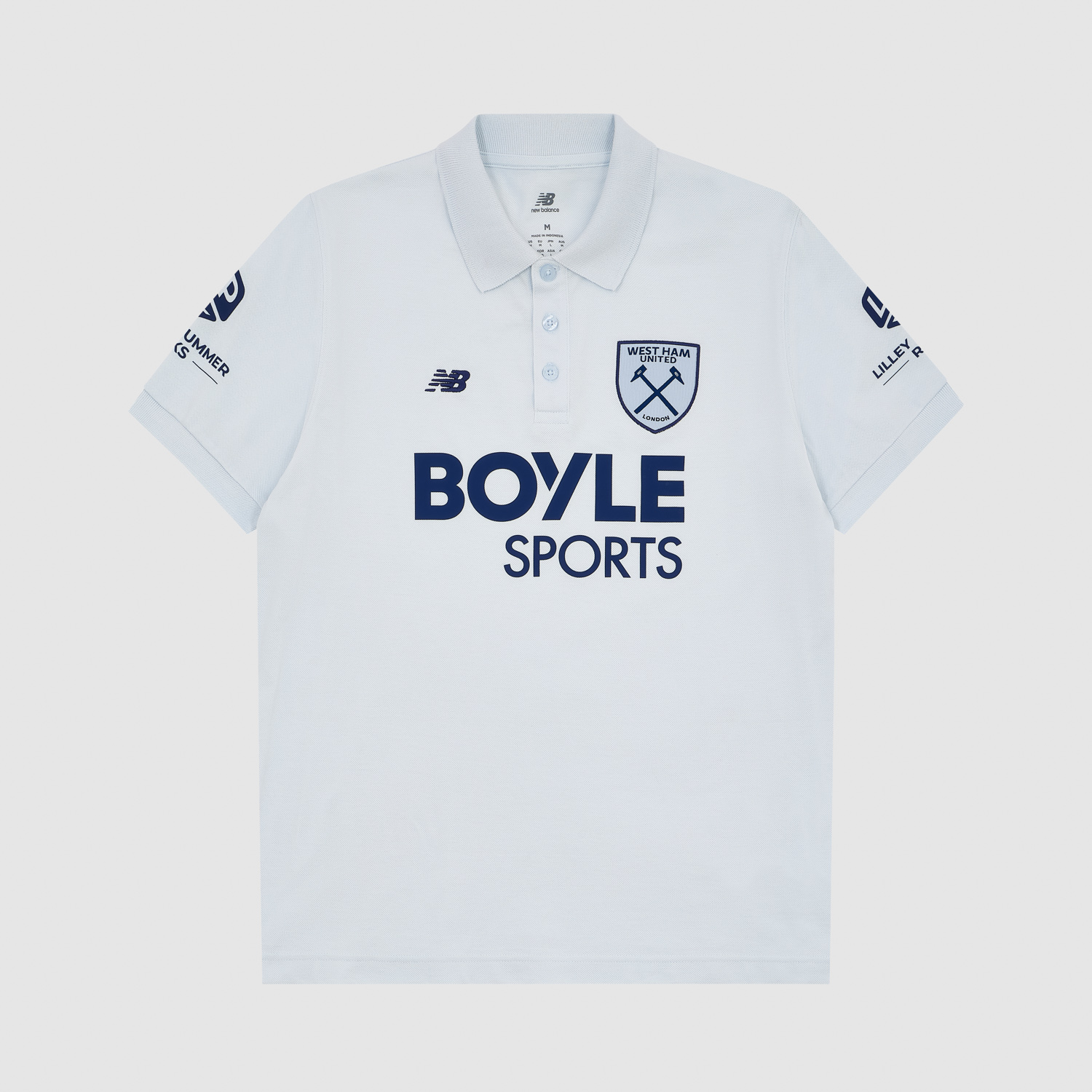 Поло West Ham United West Ham 26/27 Ice Blue