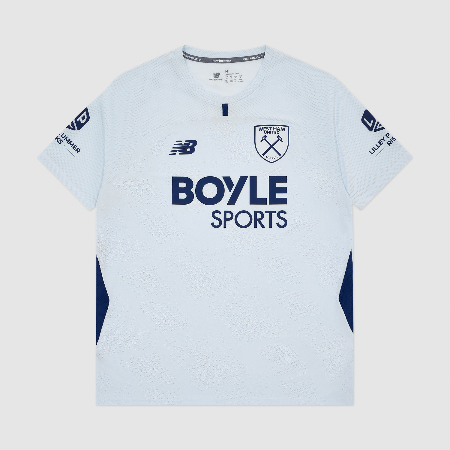 Джерси West Ham United West Ham 26/27 Pro Training Ice Blue
