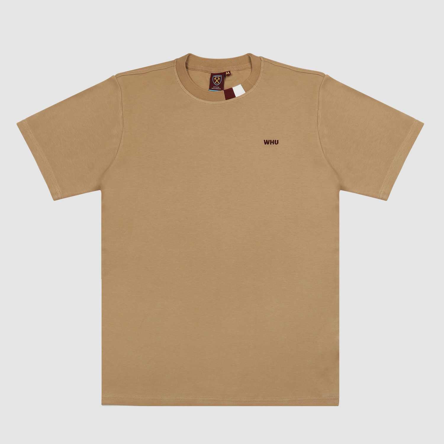 Футболка West Ham United West Ham Tan WHU Stripe collar