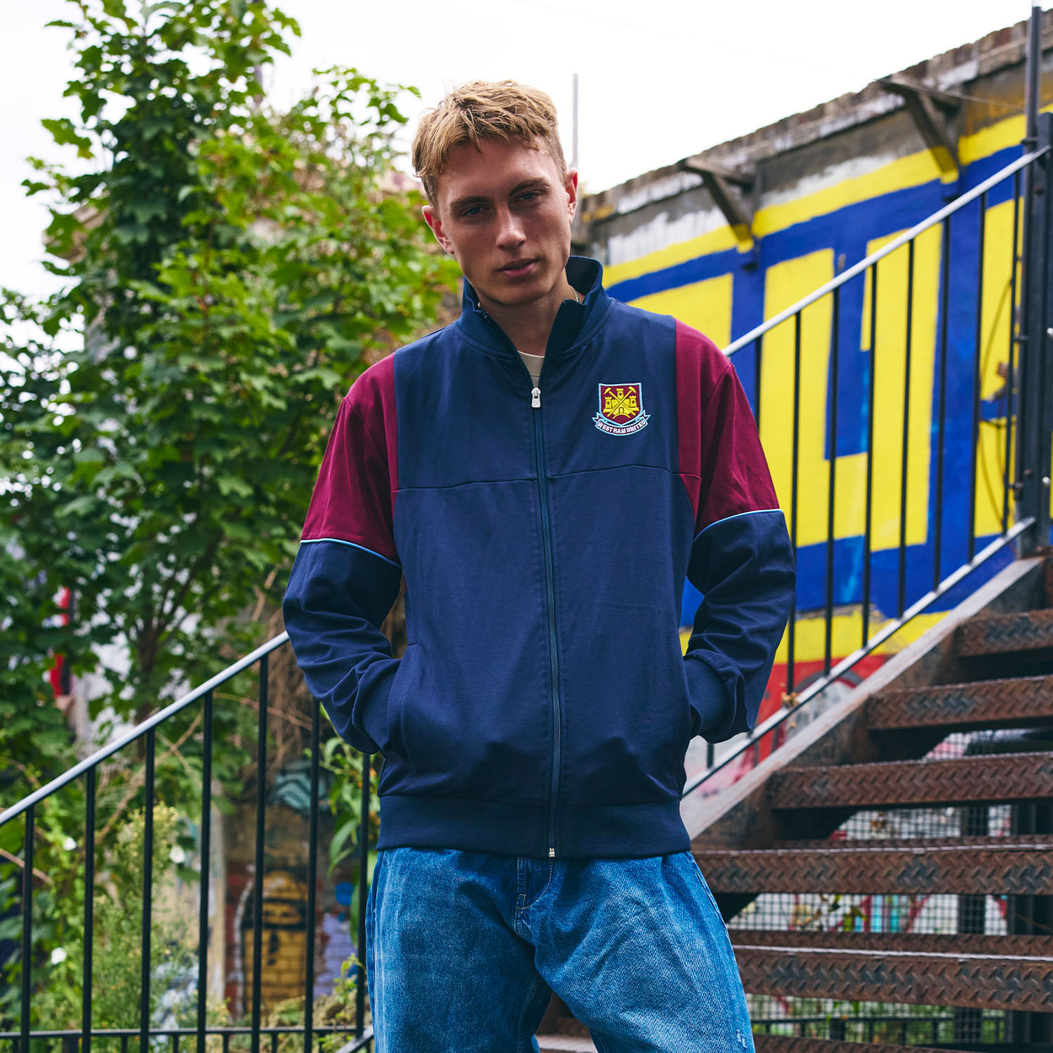 Олимпийка West Ham United West Ham Navy Retro