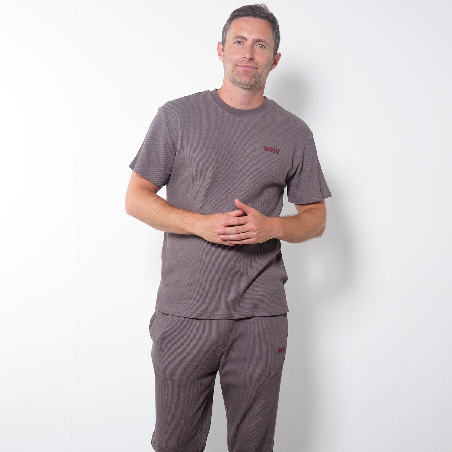 Мужская футболка West Ham United West Ham Waffle Short Sleeved Lounge
