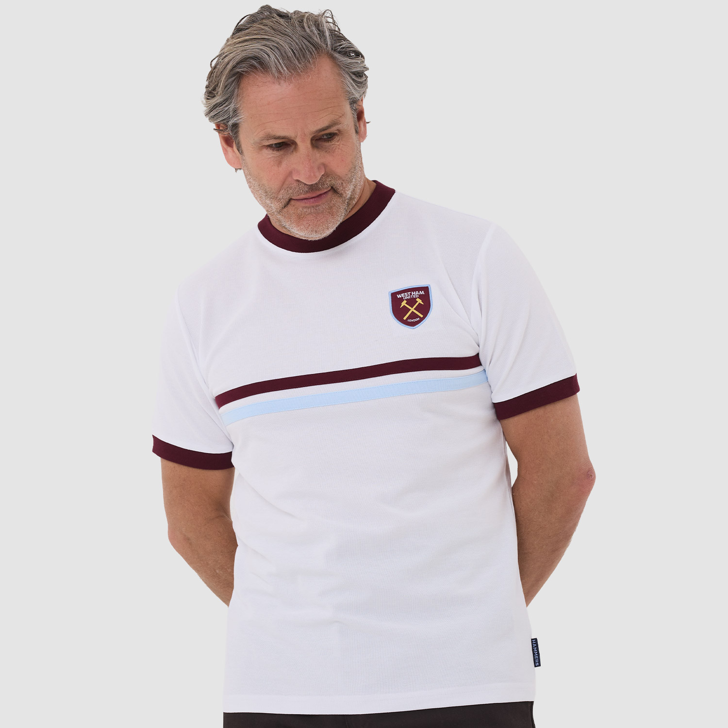 Футболка West Ham United West Ham Retro Pique (белый)