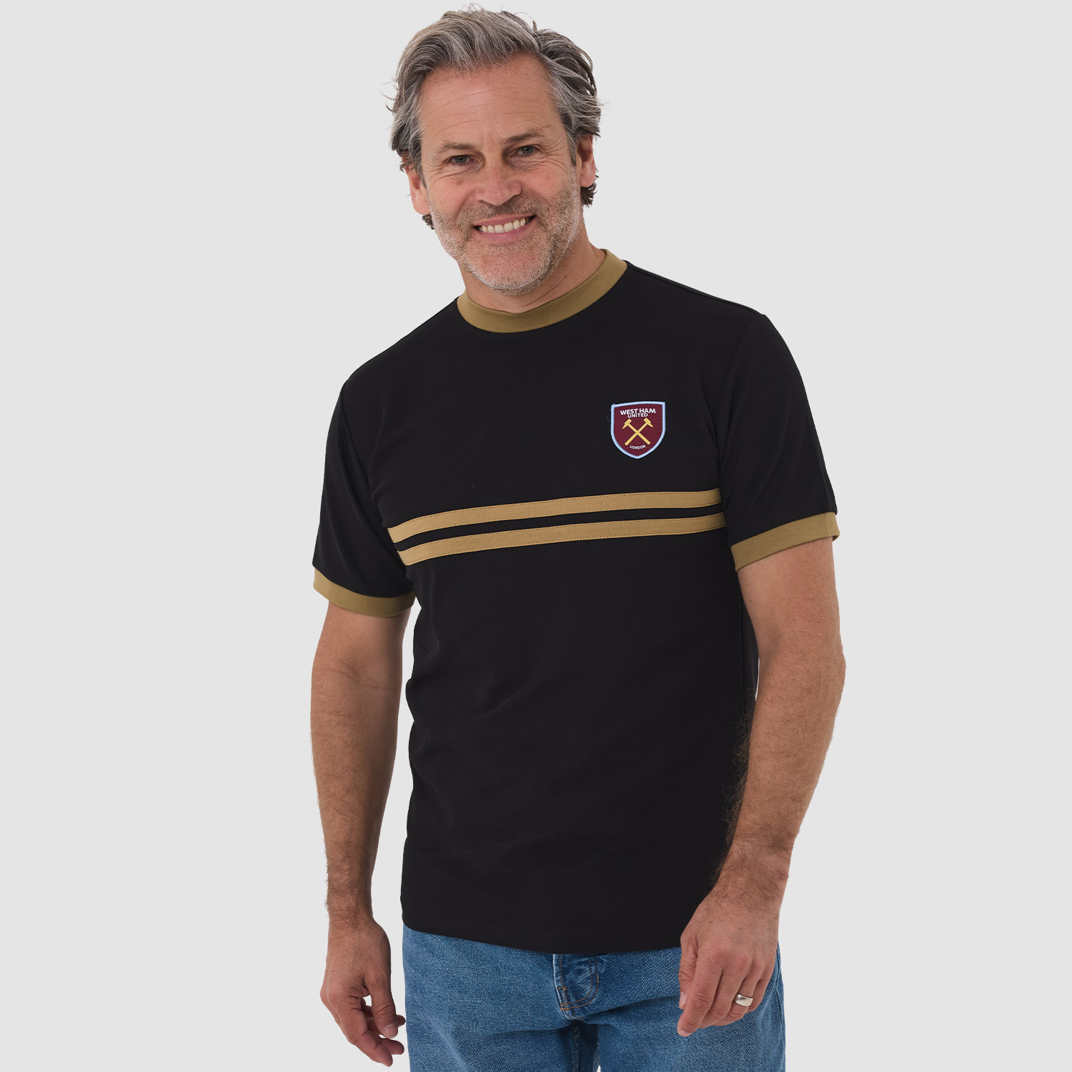Футболка West Ham United West Ham Retro Pique (чёрный)