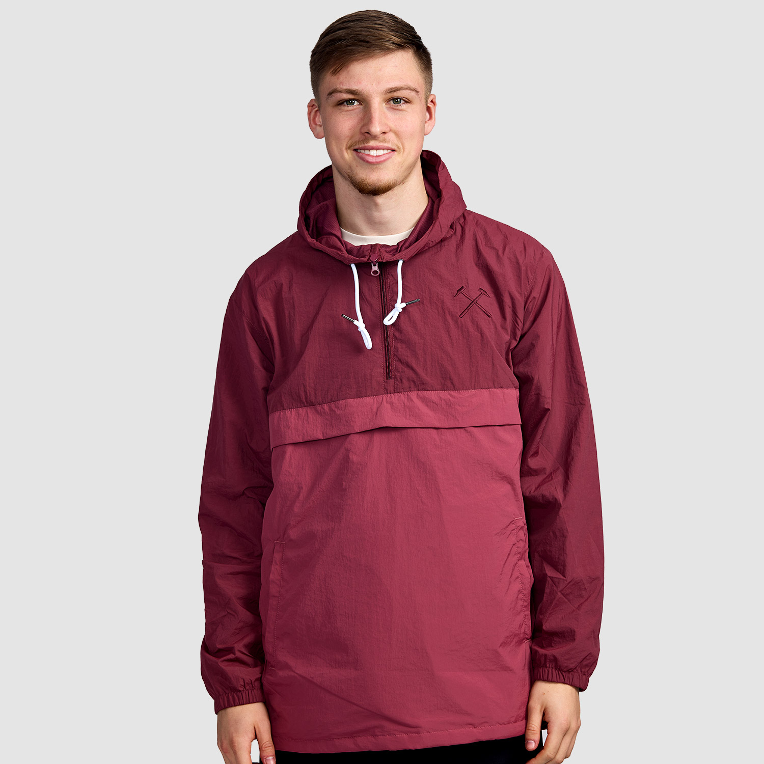 Ветровка с короткой молнией West Ham United West Ham Adults Claret
