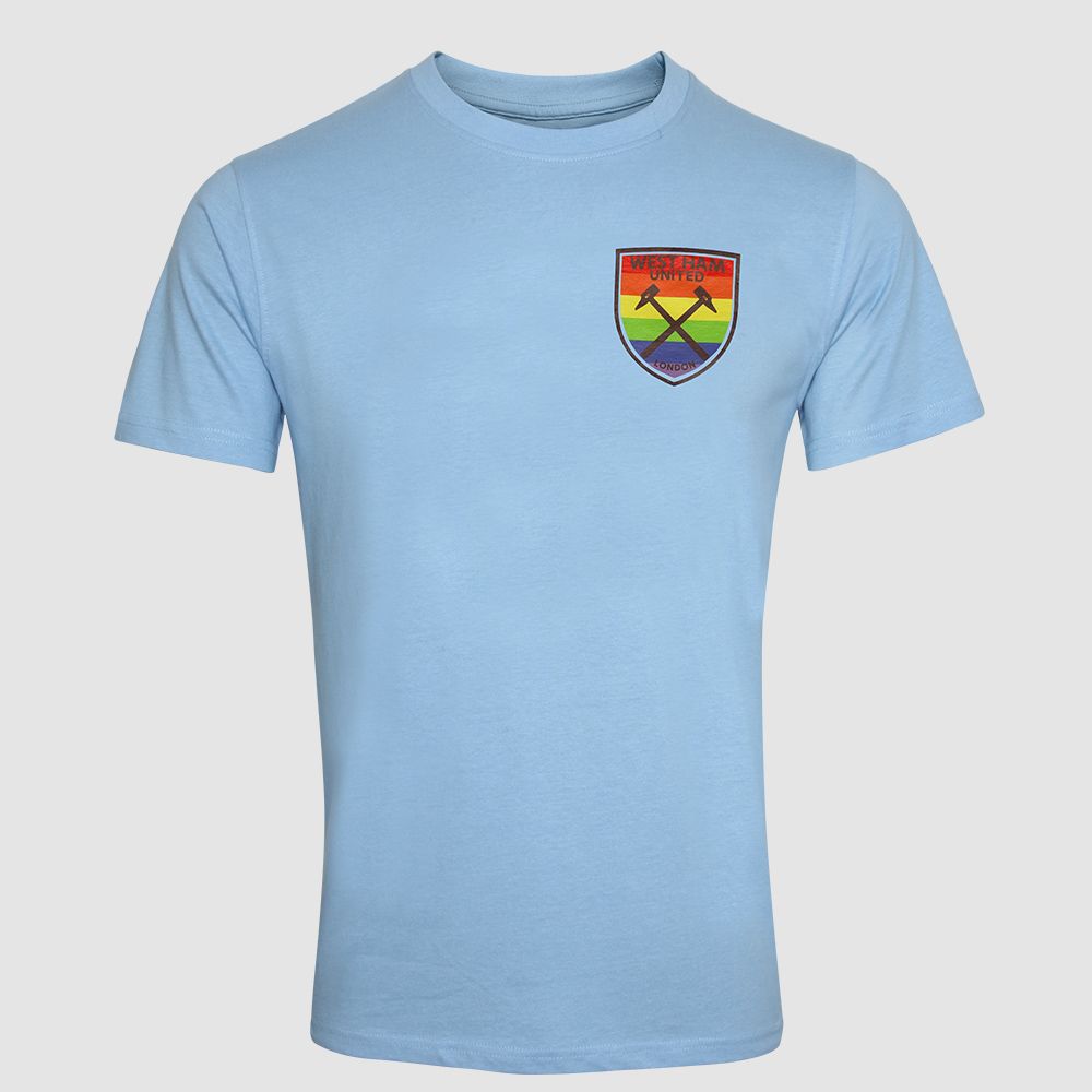 Футболка West Ham United West Ham Rainbow Pride Crest (синий)