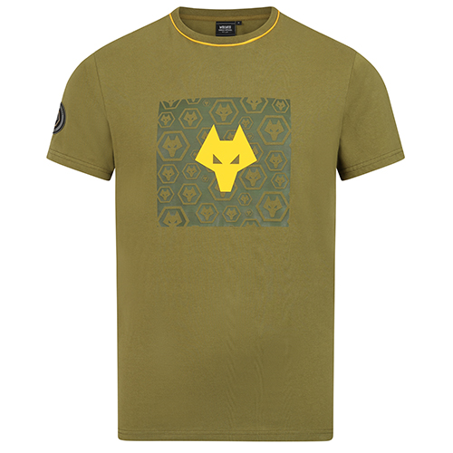 Футболка Wolves Terrace Wolf Head (Kahki)