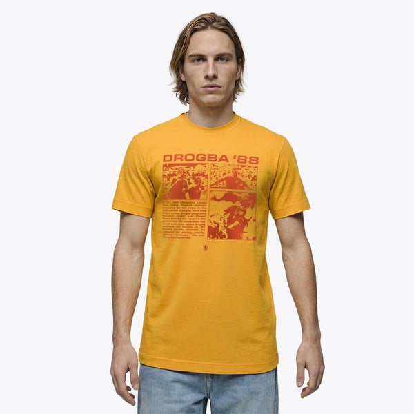 Chelsea Drogba 88 Graphic T-Shirt - Gold