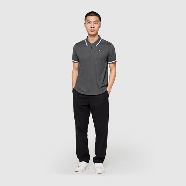 Chelsea Core Mercerised Cotton Polo - Grey - Mens