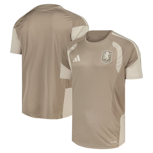 Aston Villa adidas Training Jersey - Light Brown