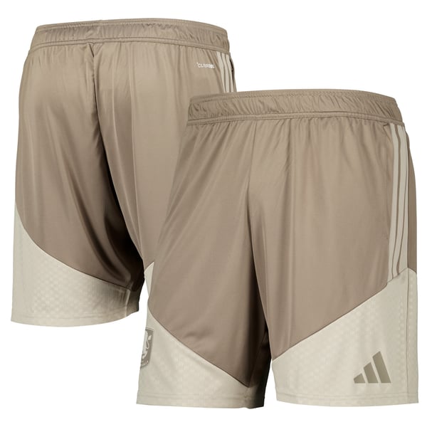 Aston Villa adidas Training Shorts - Light Brown