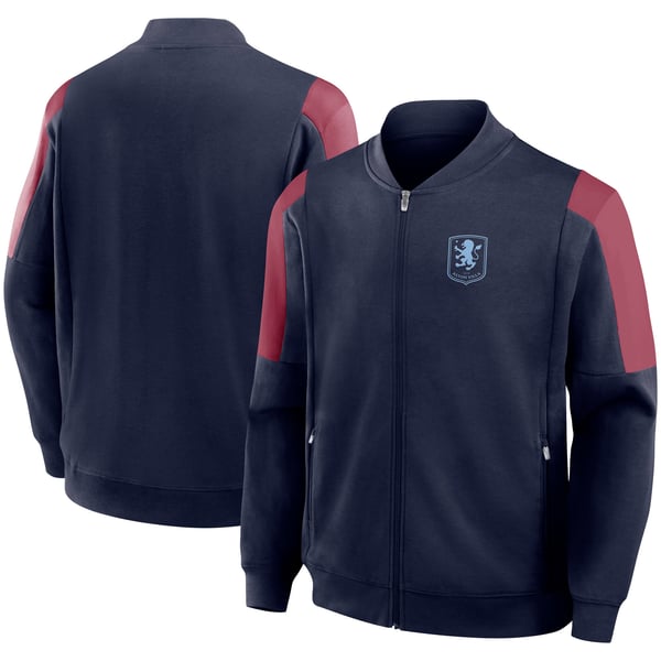 Aston Villa Track Jacket - Maritime Blue - Mens