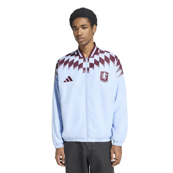 Aston Villa adidas Anthem Jacket - Sky