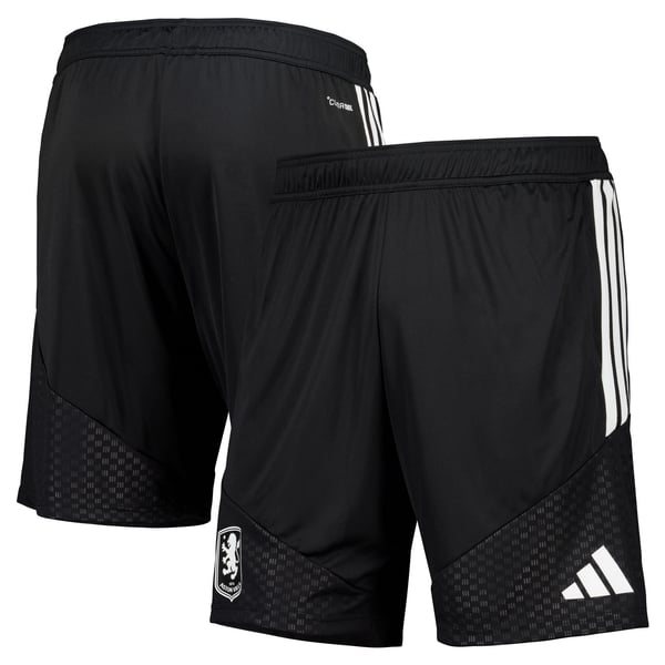 Aston Villa adidas Training Shorts - Black
