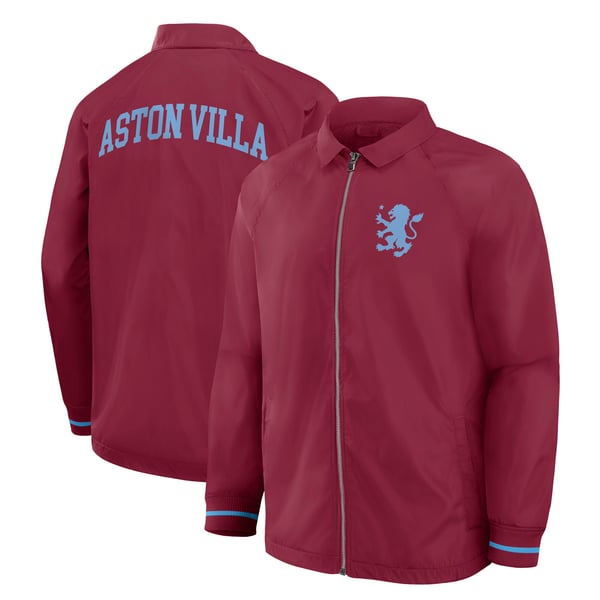 Aston Villa Classics Coach Jacket - Claret - Mens