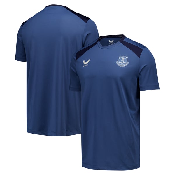 Everton Castore Coaches Training Top - Dark Blue