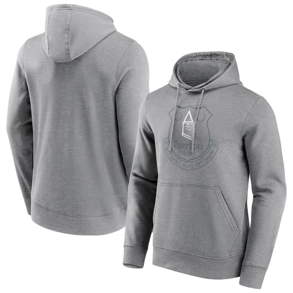 Everton Detail Graphic Hoodie - Grey - Mens