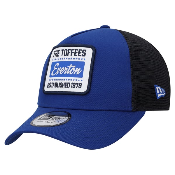 Everton New Era Patch Trucker - Royal - Unisex
