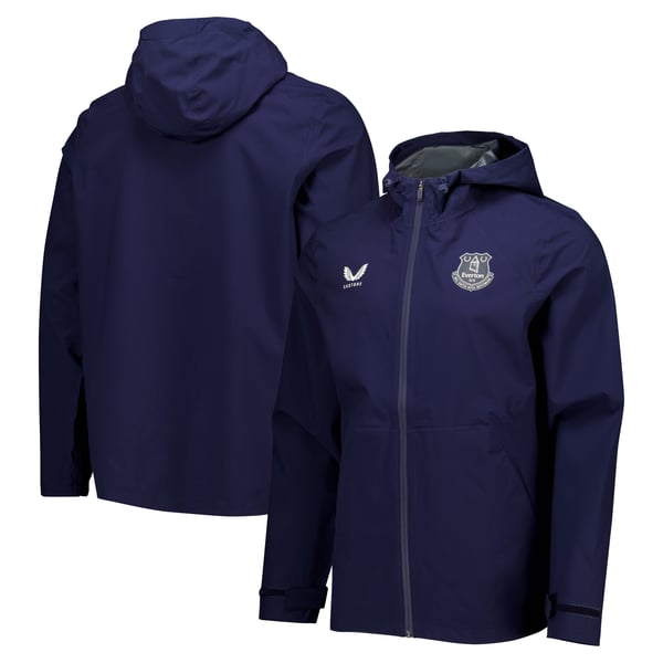 Everton Castore Matchday Performance Rain Jacket - Navy
