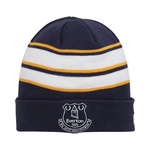 Everton New Era Away Kit Beanie - Navy/White - Unisex