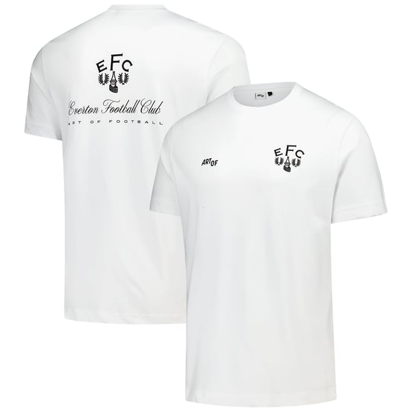Everton x Art of Label Print T-Shirt - White - Unisex