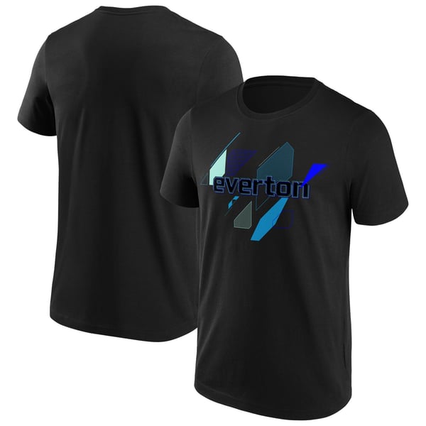 Everton Digital Graphic T-Shirt - Black - Mens