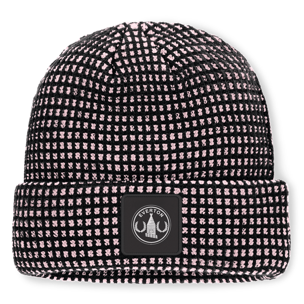 Everton Scheme Waffle Cuffed Beanie - Unisex