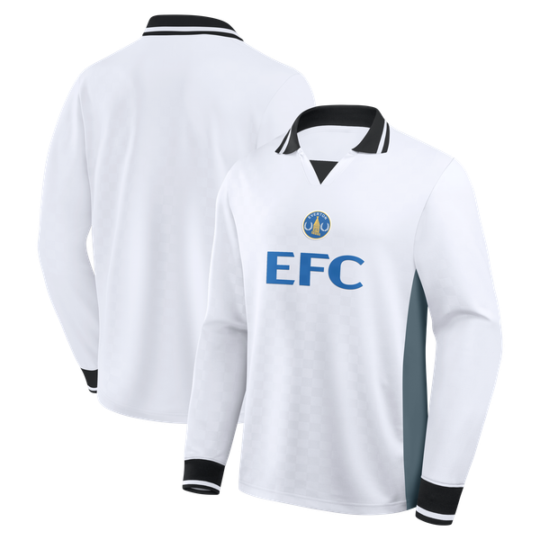 Everton Long Sleeve Jersey - White - Mens