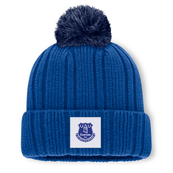 Everton Runway Cuff Pom Beanie - Royal - Unisex