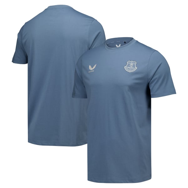 Everton Castore Players Off Pitch T-Shirt - Blue