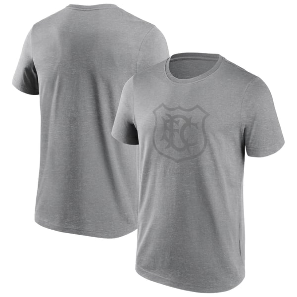 Everton Distressed Retro Crest Graphic T-Shirt - Sports Grey - Mens
