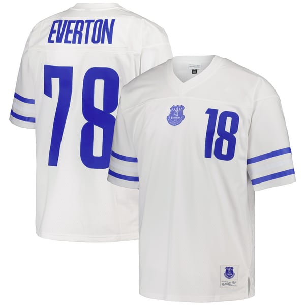 Everton Mitchell & Ness White American Football Legacy Jersey