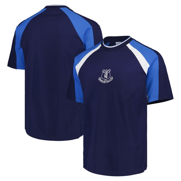 Everton x Art of 90's Panelled T-Shirt - Navy - Unisex