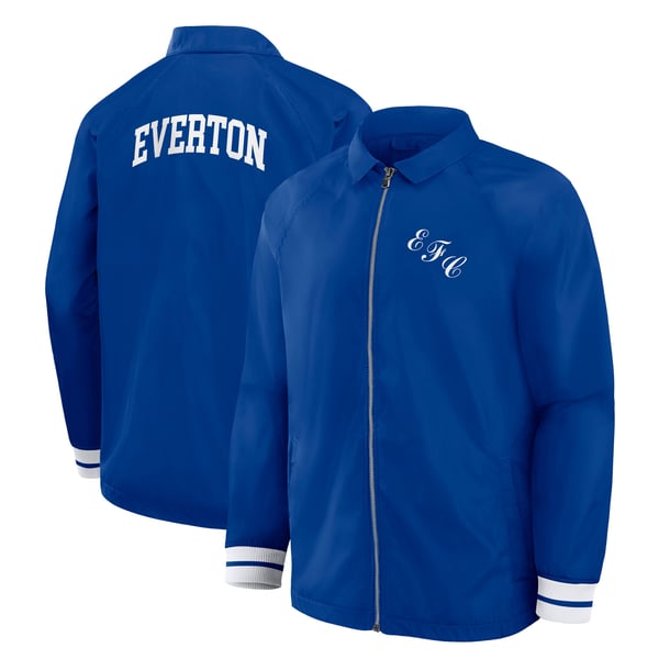 Everton Classics Coach Jacket - Blue - Mens