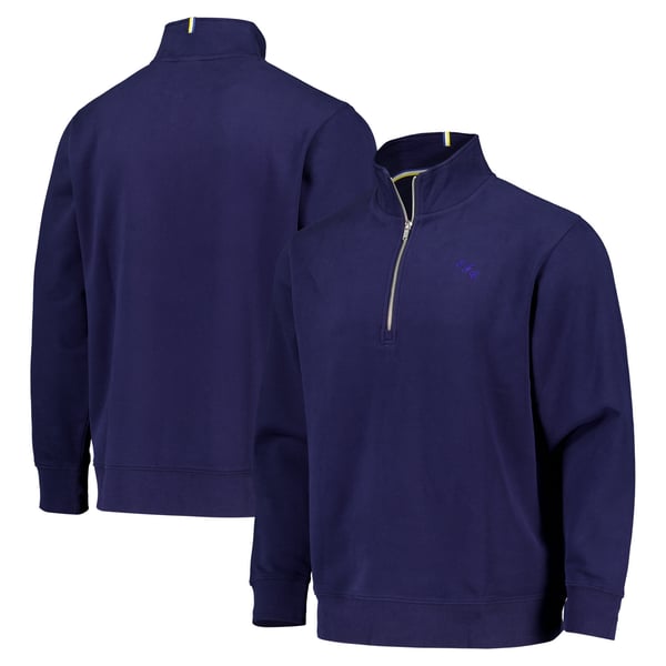 Everton Classics Half Zip Sweatshirt - Maritime Blue - Mens