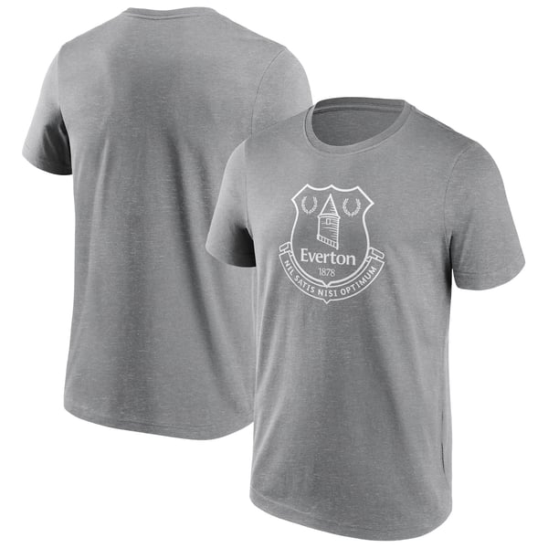 Everton Mono Logo Graphic T-shirt - Grey - Mens